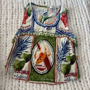 Rachel Zoe Fruit Print Tank Top